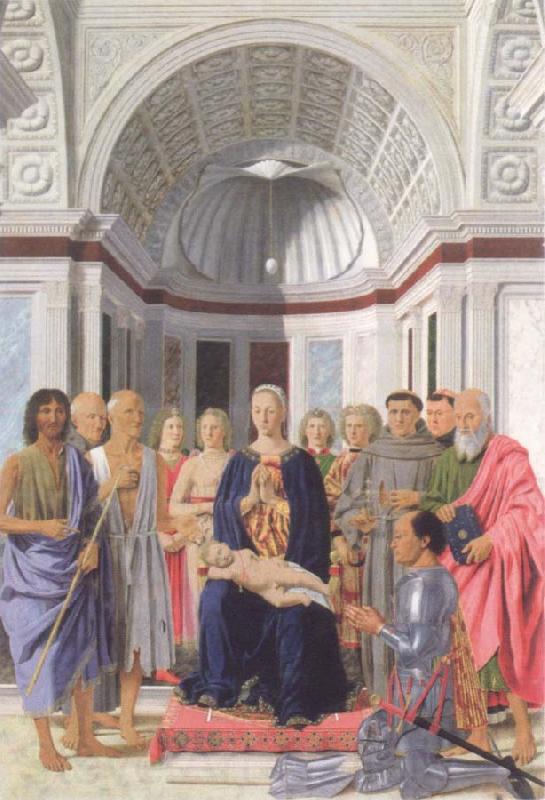 Piero della Francesca Brera madonna Germany oil painting art
